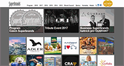 Desktop Screenshot of czechsuperbrands.com